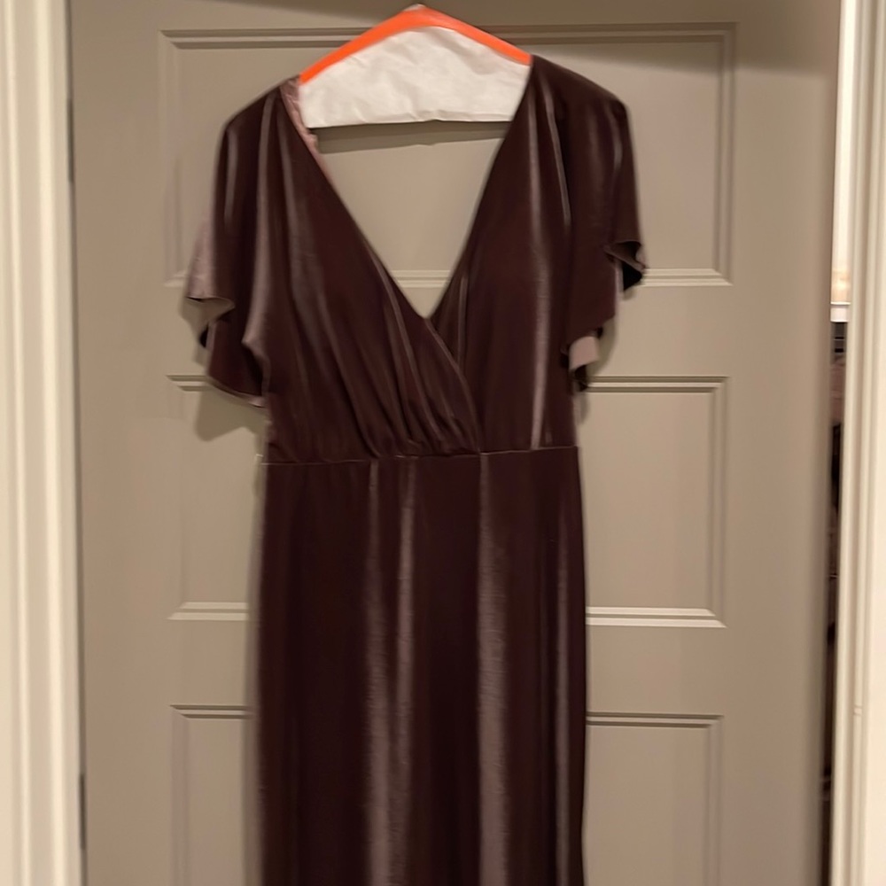 Jenny Yoo Ellis Velvet Open Back Dress